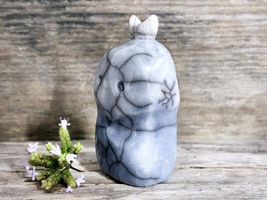 Shy moon nature spirit kodama guardian sculpture | Shinto, shamanism