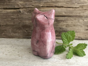 Kitsune fox kami talisman raku sculpture | Shinto Inari kamidana shrine, Shamanism, pagan statue | Protection, guardian, rewilding