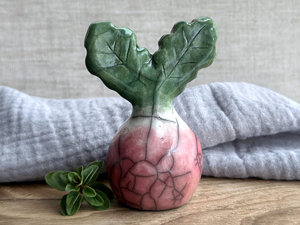 Happy radish spirit nature guardian statue | Shinto sculpture, shamanism totem