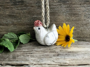 Chicken Pendant! Fundraiser for the Artisans Cooperative :-)