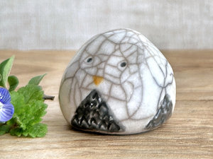 Owl nature spirit kami raku sculpture | shamanism totem, Shinto kamidana shrine