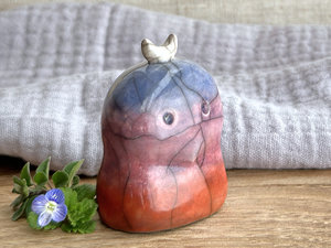 Dusk moon nature spirit kodama guardian sculpture | Shinto, shamanism totem