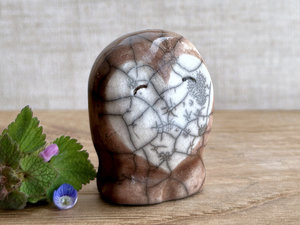 RESERVED: Owl heart guardian nature spirit kami | Shinto kamidana, shamanism raku sculpture
