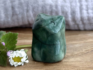 Pocket fox forest kitsune statue | Shinto Inari kamidana, shamanism sculpture