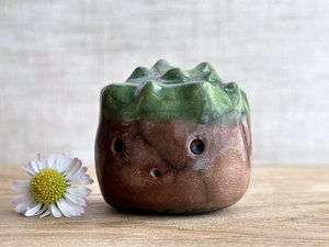 Chestnut nature spirit sculpture | Shinto, shamanism totem, autumn, fall