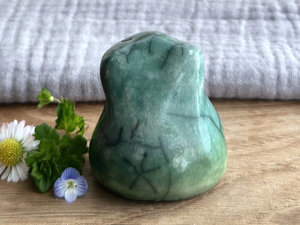 Spring frog nature spirit kami sculpture | Shinto statue, shamanism totem