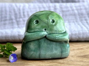 Kodama nature & tree spirit kami sculpture | Shinto guardian, shamanism totem statue