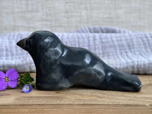 Magical raven kami nature spirit sculpture | Shinto shamanism crow totem