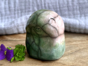 Happy spring kodama guardian sculpture | Shinto, shamanism totem