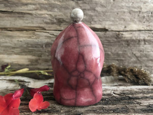 Winter elemental gnome spirit raku sculpture | Shinto Shamanism paganism, shrine | guardian, protection, folklore, forestcore gift