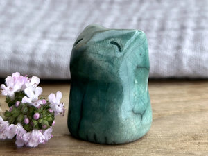 Pocket fox forest kitsune statue | Shinto Inari kamidana, shamanism sculpture