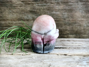 Genderfluid pride spirit sculpture | cute LGBTQ+ queer statue, pridefren guardian