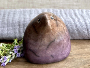 Quiet woodland mole nature spirit guardian sculpture | Shinto kamidana, shamanism totem