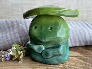 Plant guardian nature spirit statue | Shinto shamanism earth kami sculpture