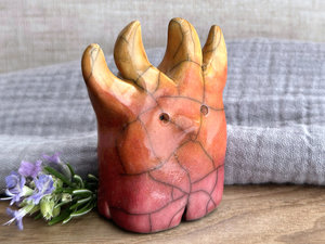 Creature of autumn fire (friend) | Shinto sculpture, shamanism totem