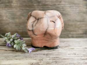 Autumn rabbit nature spirit guardian sculpture | Shinto kamidana, shamanism totem