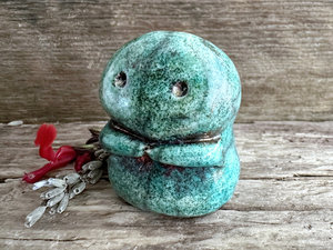 Kodama forest nature spirit raku kami sculpture | Shinto guardian, shamanism totem