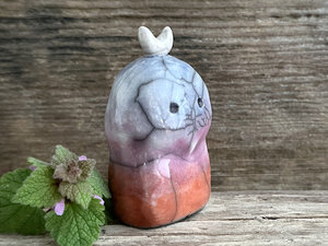 Sunrise moon nature spirit kodama guardian sculpture | Shinto, shamanism