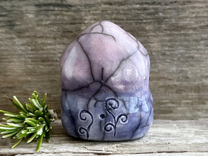 Night spirit elemental guardian sculpture | Shinto shrine, shamanism folk art