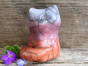 Dawn kitsune fox kami nature guardian spirit | Shinto sculpture, shamanism totem