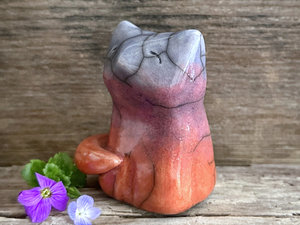 Dawn kitsune fox kami nature guardian spirit | Shinto sculpture, shamanism totem