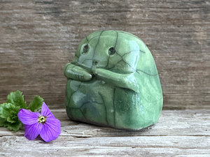 Early spring kodama tree & nature spirit kami sculpture | Shinto guardian statue, shamanism