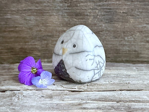Owl nature spirit kami raku sculpture | shamanism totem, Shinto kamidana shrine