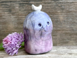 Dusk moon nature spirit kodama guardian sculpture | Shinto kamidana, shamanism