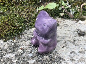 Teddy bear comfort guardian spirit statue | Shinto, shamanism, pagan, altar, kamidana shrine | animal guide, protector, friend, totem