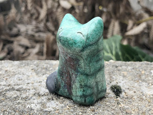 Kitsune fox peace spirit kami | Inari Okami Shinto shrine, shamanism, pagan altar | animal guide statue for protection,  joy