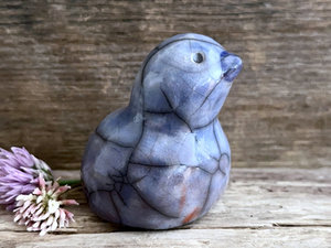 Bird of comfort nature spirit guardian sculpture | Shinto shrine, shamanism totem
