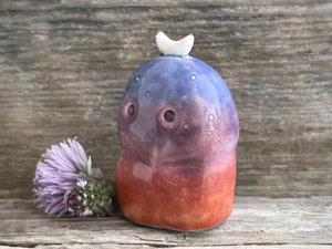 Morning star moon nature spirit kodama guardian sculpture | Shinto, shamanism