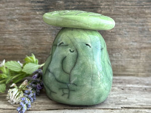 RESERVED: Nature spirit a bit like a pear | Shinto shamanism earth spirit kami sculpture