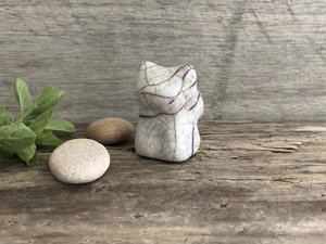 Simple raku kitten spirit cat kami | shamanism, Shinto, pagan, animal guide statue, totem, healing, peace, nature spirit