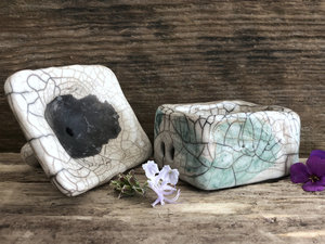 Raku spirit house, kurinuki ceramic cottage | Shinto shrine, pagan, shamanism | witch, incense, magical, fairycore, goblincore, wabi-sabi