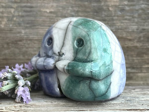 Gay pride spirit sculpture | cute LGBTQ+ queer statue, guardian