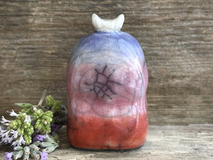 Dawn moon nature spirit kodama guardian sculpture | Shinto, shamanism