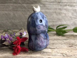 Moon mountain midnight nature spirit magic kodama | Shinto Shamanism pagan statue altar, shrine | rewilding, guardian, protection