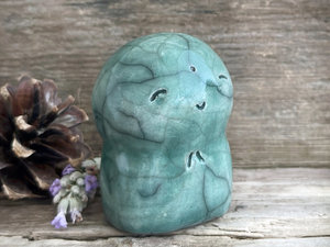 Winter forest Jizo guardian statue | Shinto kamidana shrine friend