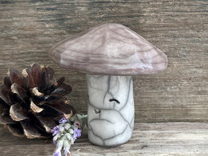 RESERVED: Mushroom kami nature spirit sculpture | autumn, fall, forestcore decoration