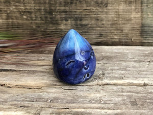 Raindrop water elemental kami | Shinto pagan Shamanism statue | nature spirit, drought, rain spell magic | shrine, kamidana, altar