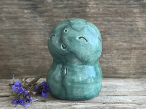 Winter forest Jizo guardian statue | Shinto kamidana shrine friend