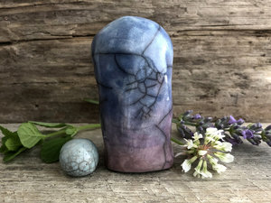 Celestial star spirit & elemental friend | Shinto shrine, shamanism pagan raku statue | protection, rewilding sculpture, nature, guardian
