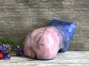 Twilight bear guardian spirit sculpture | Shinto shrine, shamanism totem