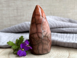 Autumn gnome spirit kami raku sculpture | Shinto shrine, shamanism totem