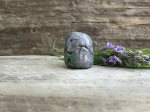 Tiny Jizo of earth sculpture | Shinto joy talisman kamidana shrine raku statue | guardian spirit, protection, grief, loss, climate crisis