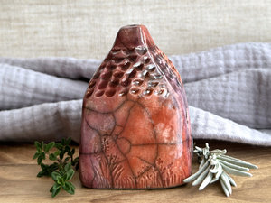 Fire spirit cottage, ceramic faerie house | Shinto shrine, paganism, shamanism