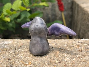 Kami of night, darkness, dusk, & serenity | Shinto, Shamanism, pagan statue for kamidana shrine or altar | rewilding healing totem sculpture