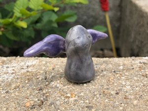 Kami of night, darkness, dusk, & serenity | Shinto, Shamanism, pagan statue for kamidana shrine or altar | rewilding healing totem sculpture