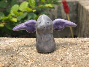 Kami of night, darkness, dusk, & serenity | Shinto, Shamanism, pagan statue for kamidana shrine or altar | rewilding healing totem sculpture